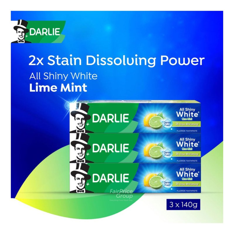 Darlie All Shiny White Whitening Toothpaste - Lime Mint