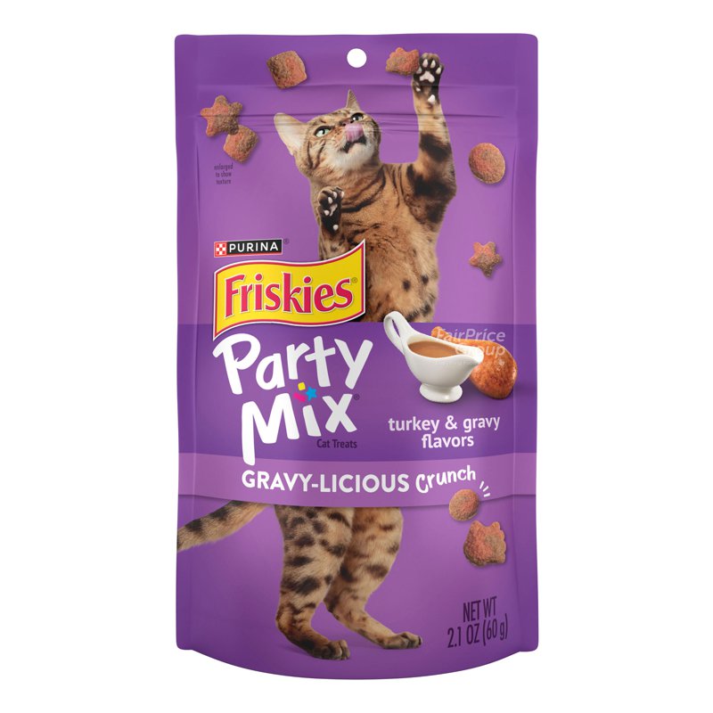 Friskies Party Mix Cat Treats - Turkey & Gravy