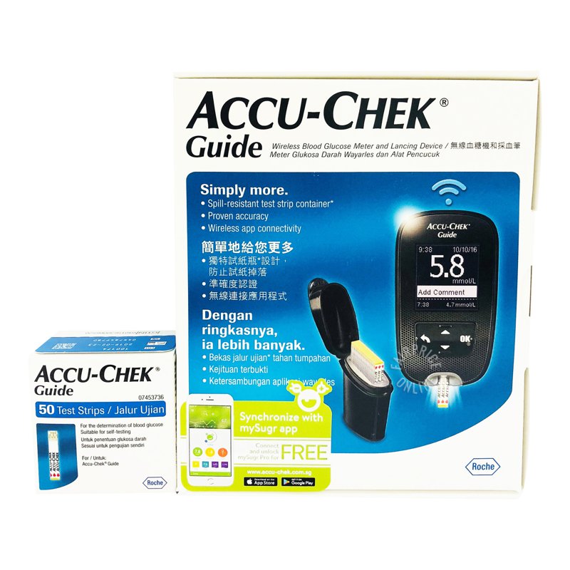 Accu-Chek Guide Meter + Test Strips 1 per pack