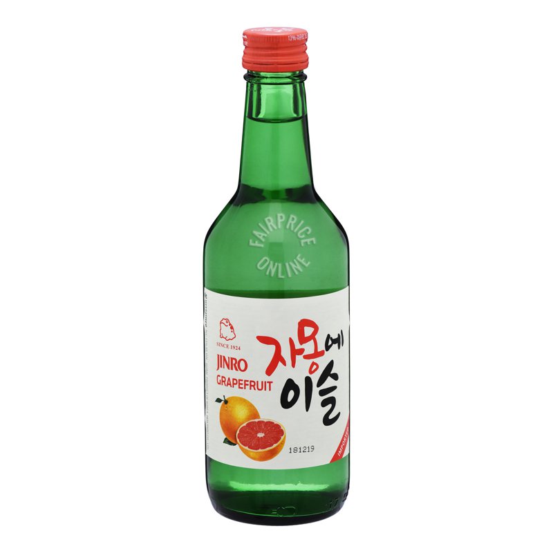 Jinro Bottle Soju - Grapefruit