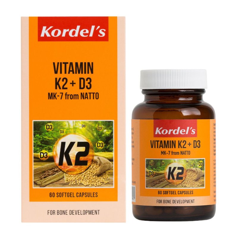 Kordel's Vitamin K2 + D3 60 per pack