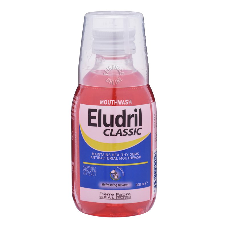 ELUDRIL Classic Antibacterial Mouthwash - Refreshing