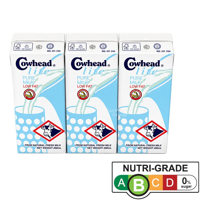 Cowhead Uht Pure Milk - Low Fat