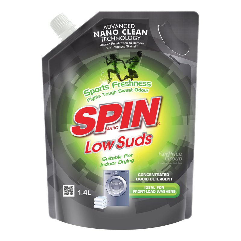 Spinmatic Low Suds Liquid Detergent Refill - Sports Freshness