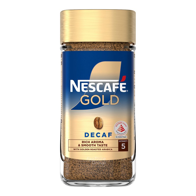 Nescafe Instant Crafted Coffee Jar - Gold (Decaf)