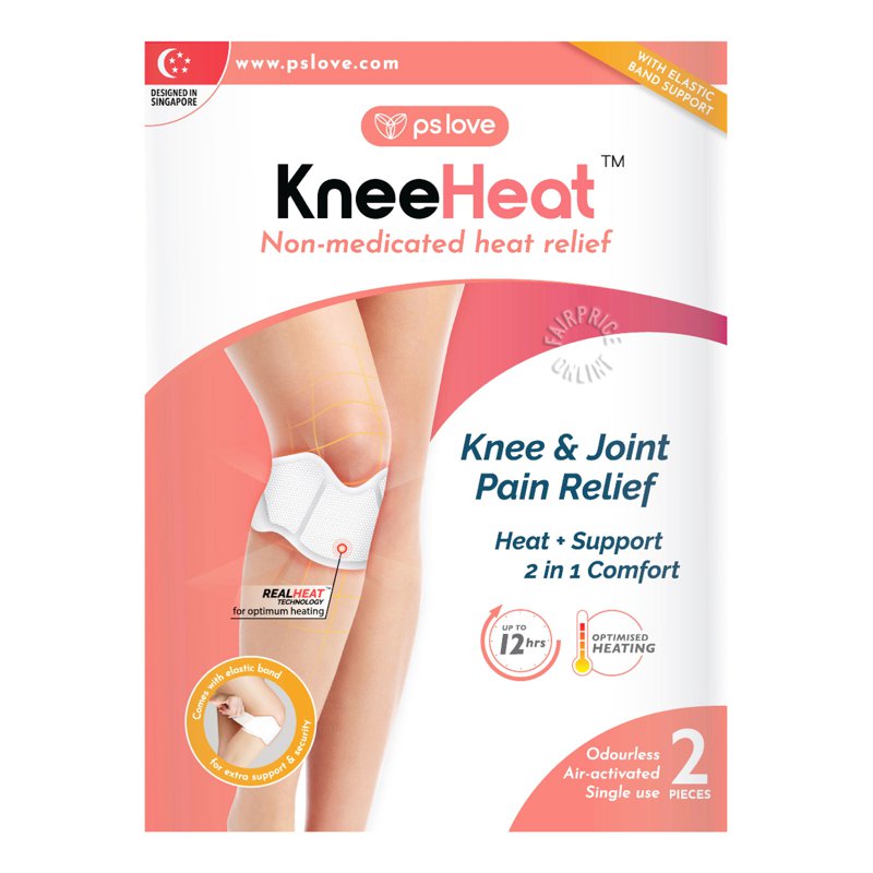Pslove KneeHeat Non-Medicated Heat Relief Pad 2 per pack