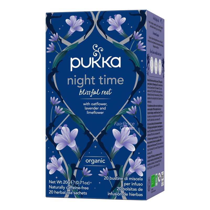 Pukka Herbal Tea Bags - Night Time 20 per pack