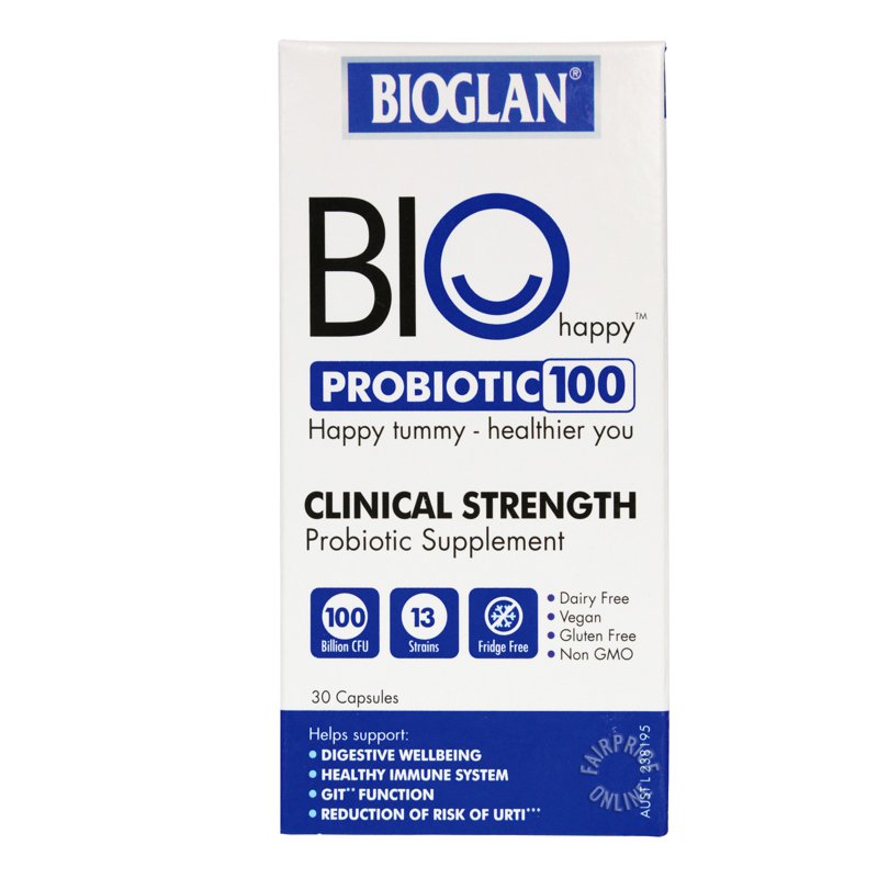 Bioglan Probiotic 100 Supplement Capsules 30 per pack