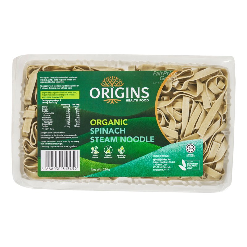 Origins Organic Steam Noodle - Spinach