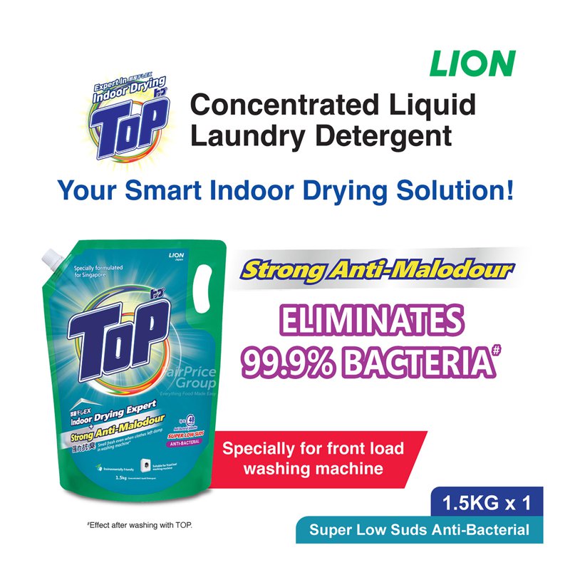 Top Concentrated Liquid Detergent Refill - Anti-Bacterial