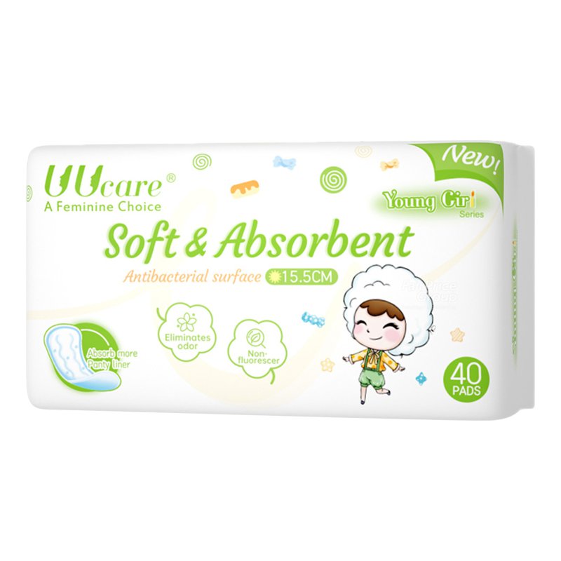 UU Care Young Gile Antibacterial Panty Liner - 155mm 40 per pack