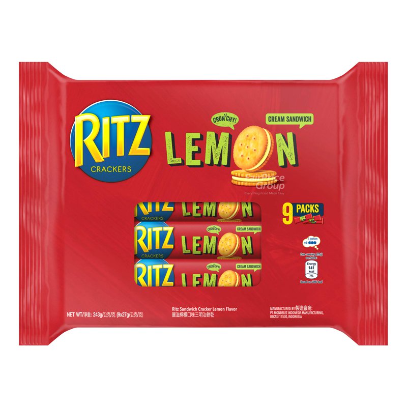 RITZ Sandwich Biscuits Multipack - Lemon Cream
