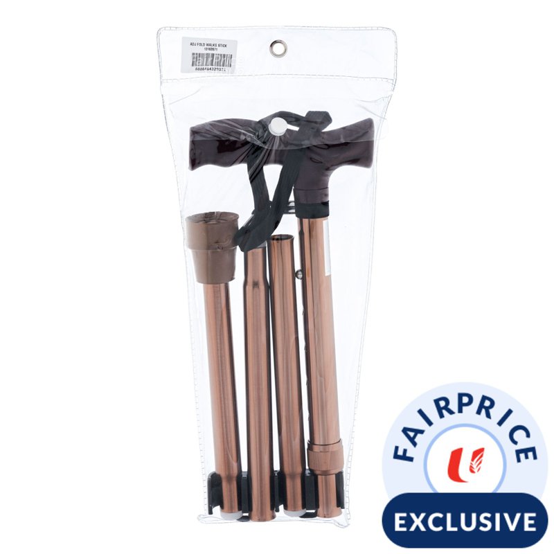 AL Adjustable Foldable Walking Stick 1 per pack