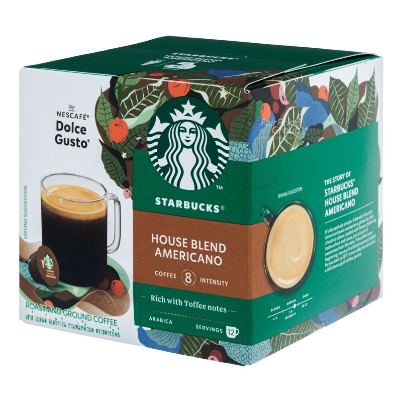 Starbucks Coffee Capsules - Americano (House Blend) 12 per pack