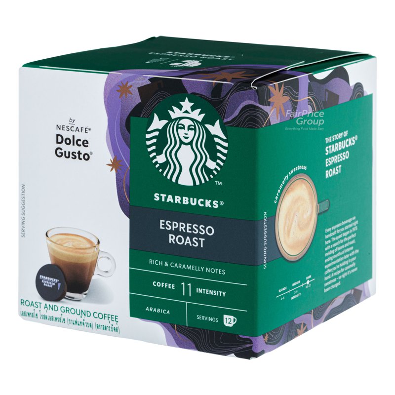 Starbucks Coffee Capsules - Espresso (Roast) 12 per pack