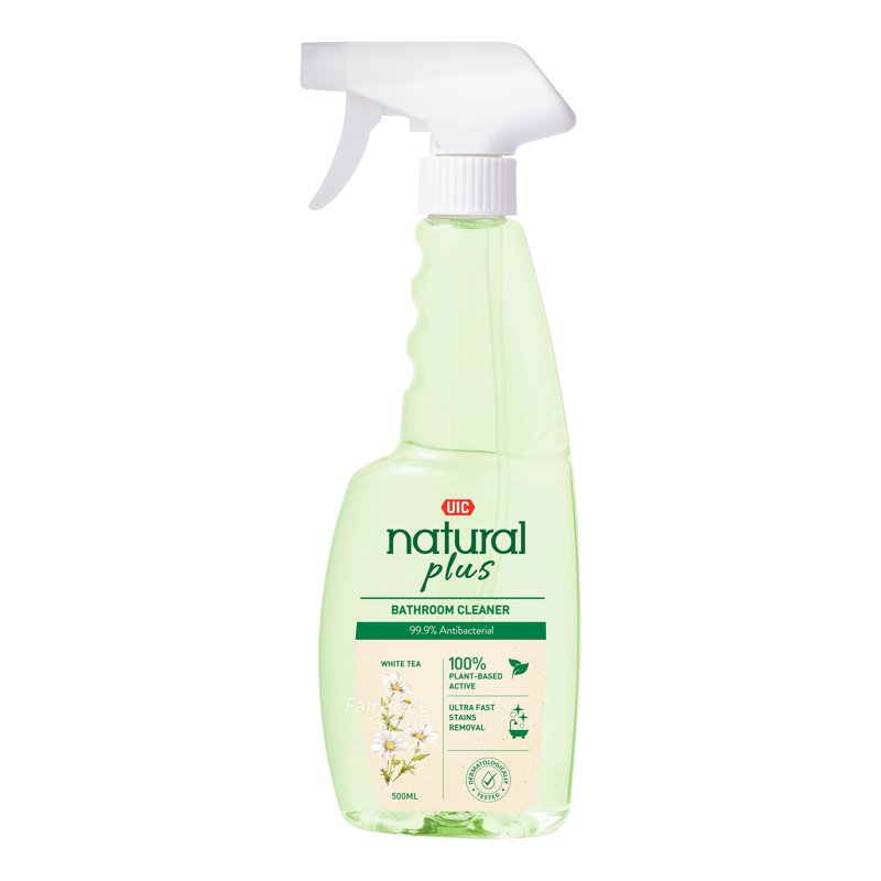 Uic Natural Plus Bathroom Cleaner - White Tea