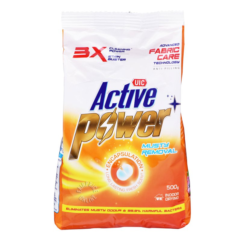 Uic Active Power Laundry Powder Detergent - Musty Removal