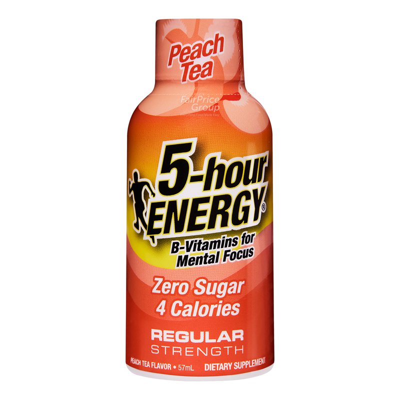 5-Hour Energy Dietary Supplement - Peach Tea