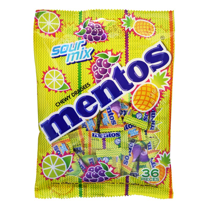 Mentos Chewy Dragees - Sour Mix