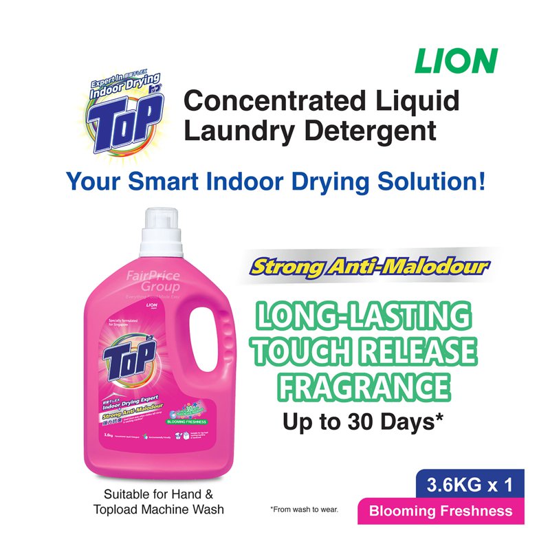 Top Concentrated Liquid Detergent - Blooming Freshness
