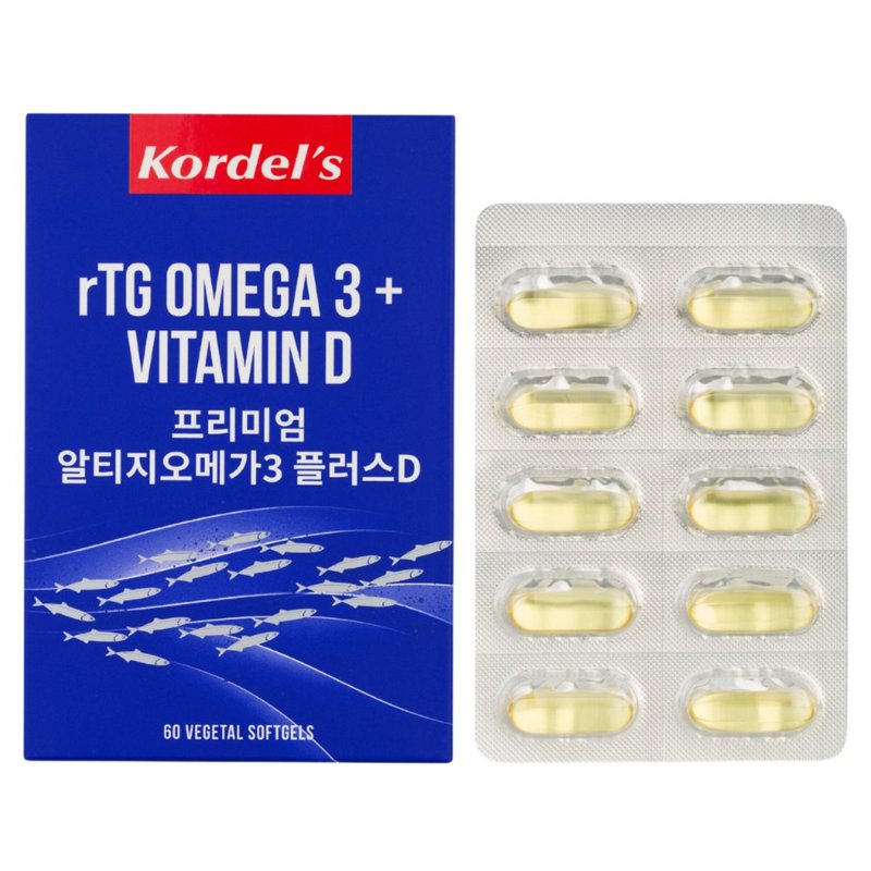 Kordel's RTG Omega 3 + Vitamin D 60 per pack