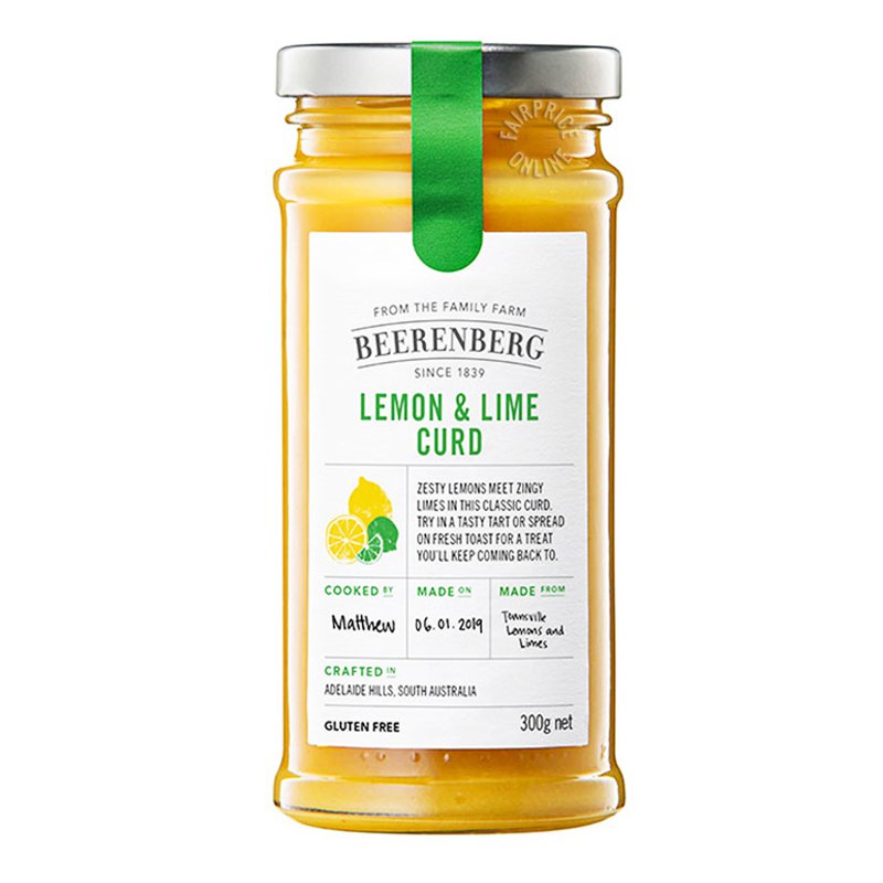 BEERENBERG Curd - Lemon & Lime