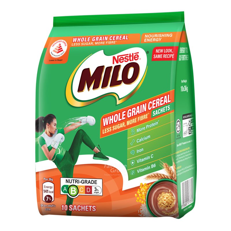 Milo Chocolate Malt Drink - Gao Siew Dai Whole Grain Cereal