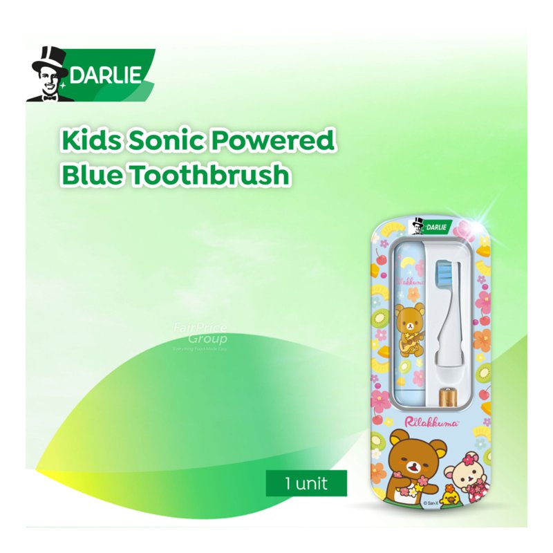 Darlie Sonic Power Kids Toothbrush - Rilakkuma - Blue 1 per pack