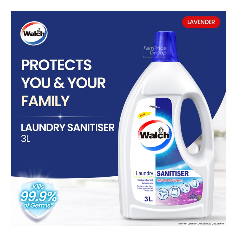 Walch Laundry Sanitizer - Lime and Lavender 3L