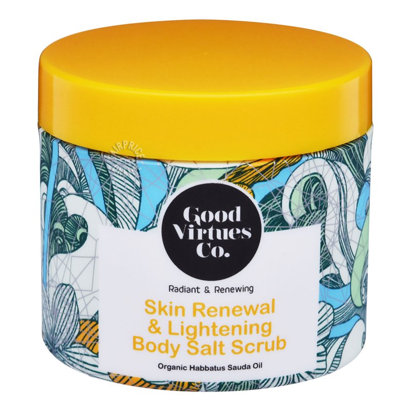Good Virtues Co Body Salt Scrub - Skin Renewal & Lightening 200ml