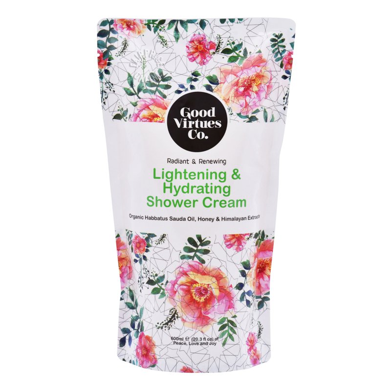 Good Virtues Co Shower Cream - Lightening & Hydrating 600ml