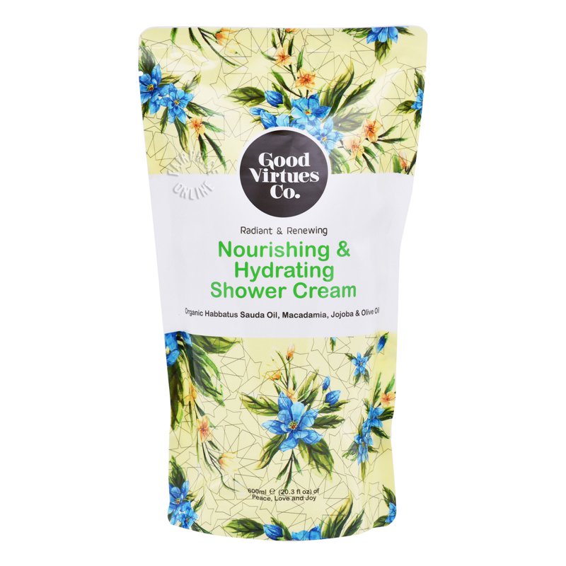 Good Virtues Co Shower Cream - Nourishing & Hydrating 600ml