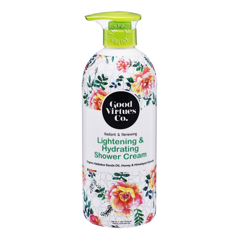 Good Virtues Co. Shower Cream - Lightening & Hydrating 700ml