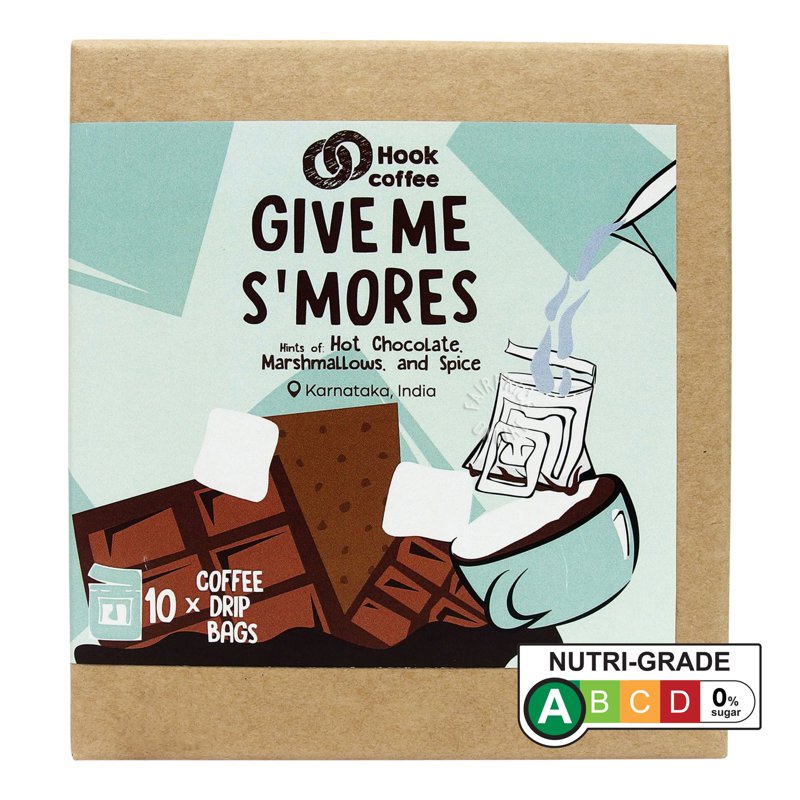 Hook Coffee Drip Bags - Give Me S'Mores 10 per pack