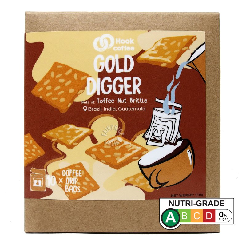 Hook Coffee Coffee Drip Bags - Gold Digger 10 per pack