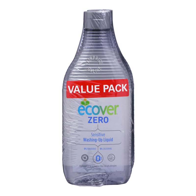 Ecover Zero Washing-Up Liquid 2 per pack