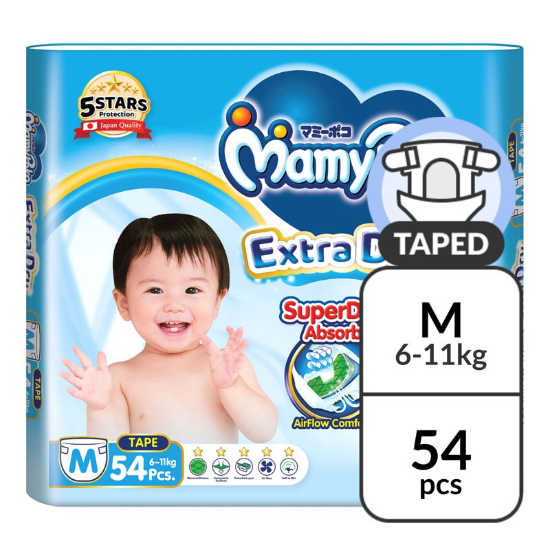 MamyPoko Extra Dry Tape Diapers