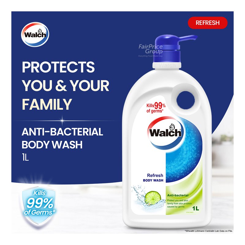 Walch Anti-bacterial Body Wash - Refresh