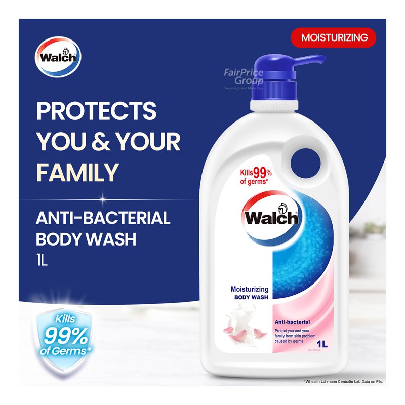 Walch Anti-bacterial Body Wash - Moisturizing