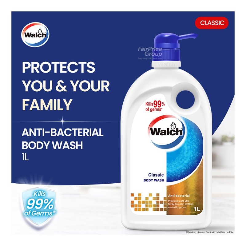 Walch Anti-bacterial Body Wash - Classic