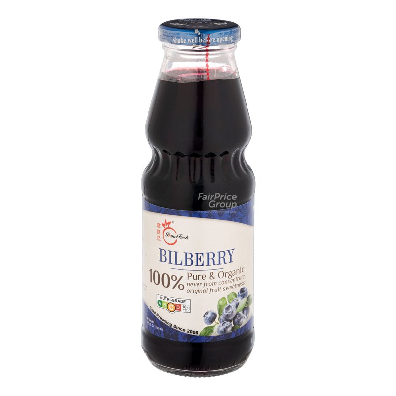 Pomefresh Organic 100% Pure Natural Juice - Bilberry