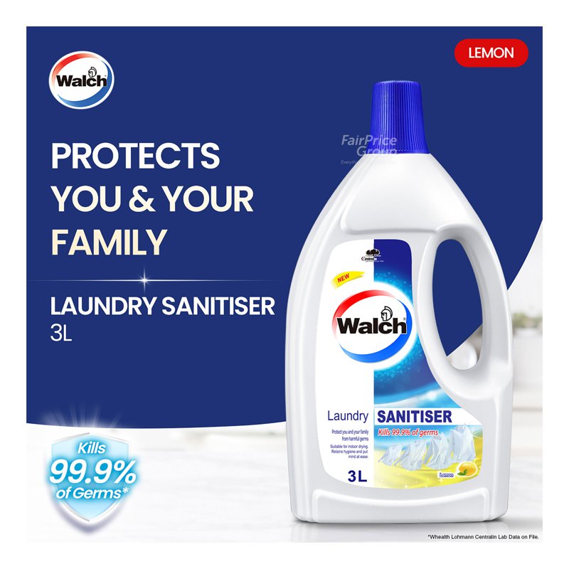 Walch Laundry Sanitiser - Lemon 3L