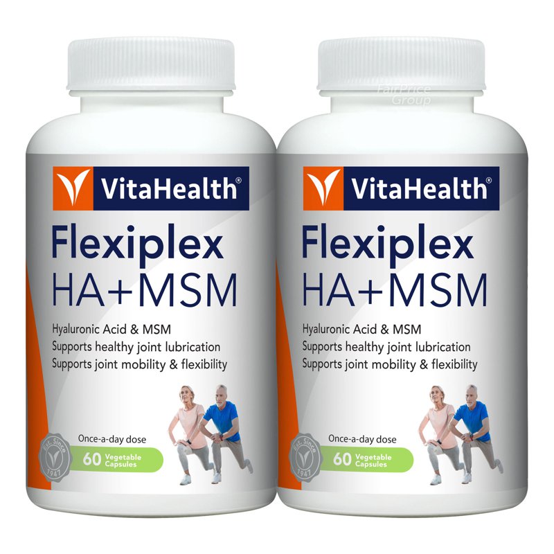 Vitahealth Flexiplex HA+MSM - Twin Pack 2 x 60 per pack