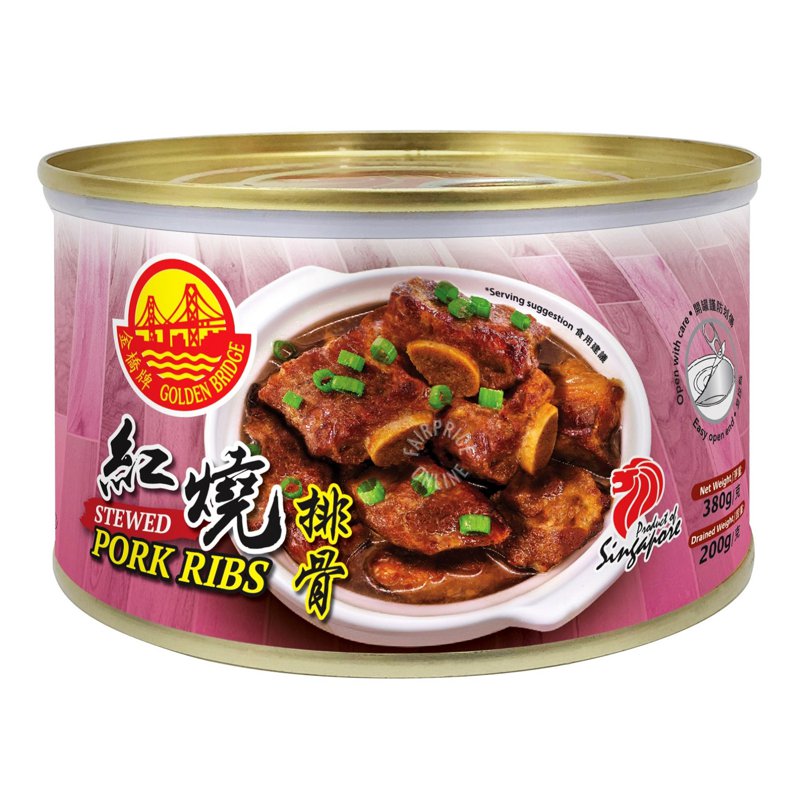 Golden Bridge Pork Ribs (Stewed) 380g
