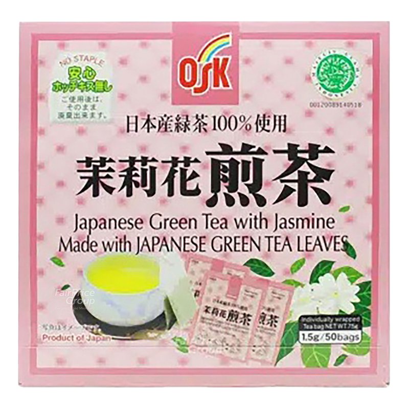 Osk Japanese Green Tea Bags - Jasmine