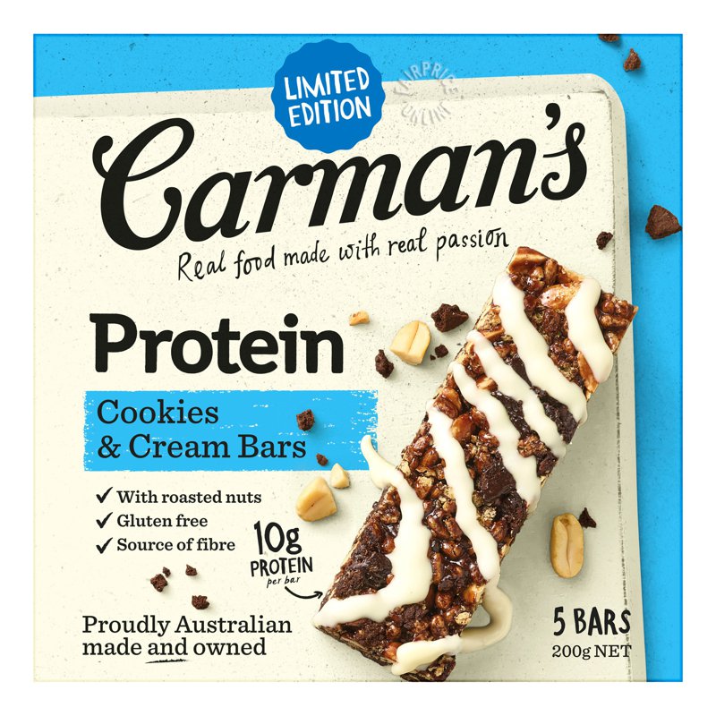 Carman'S Protein Bar - Cookies & Cream