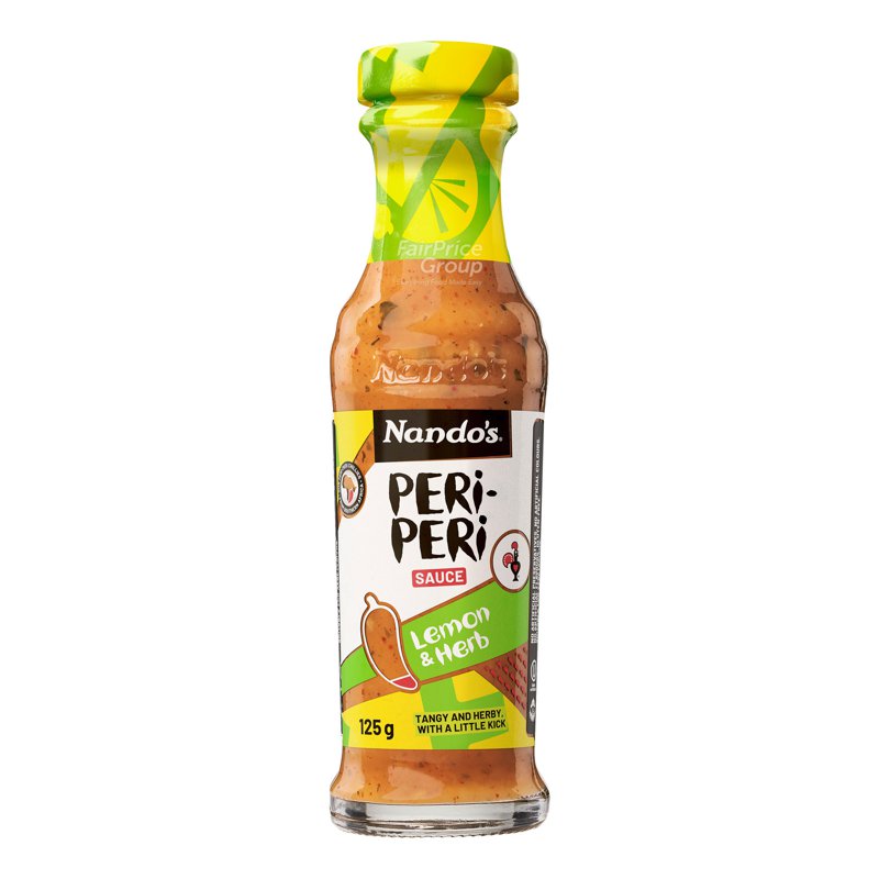 Nando's Peri-Peri Sauce - Lemon & Herb (Extra Mild) 125g