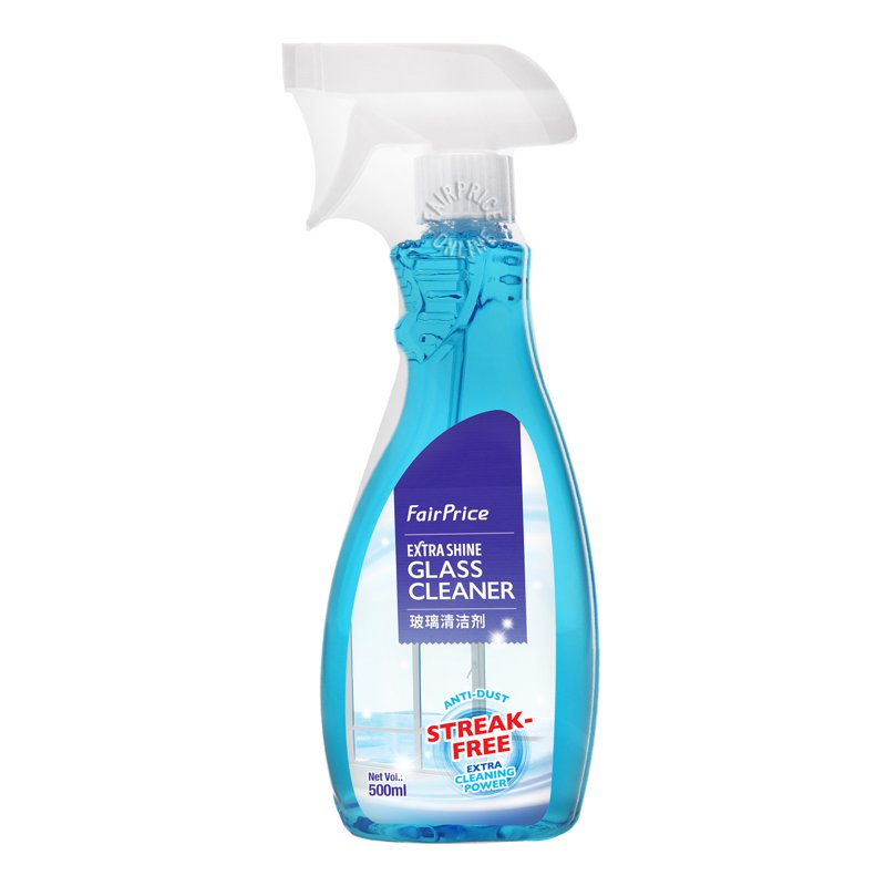 Fairprice Glass Cleaner Spray with Refill - Extra Shine