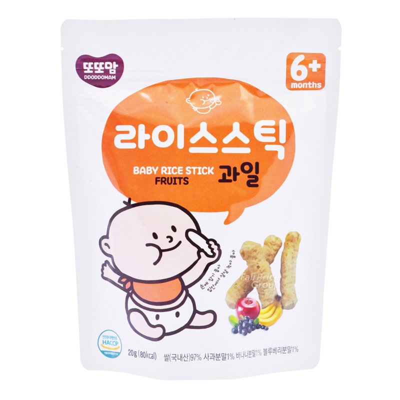 DDODDOMAM Baby Rice Stick - Fruits