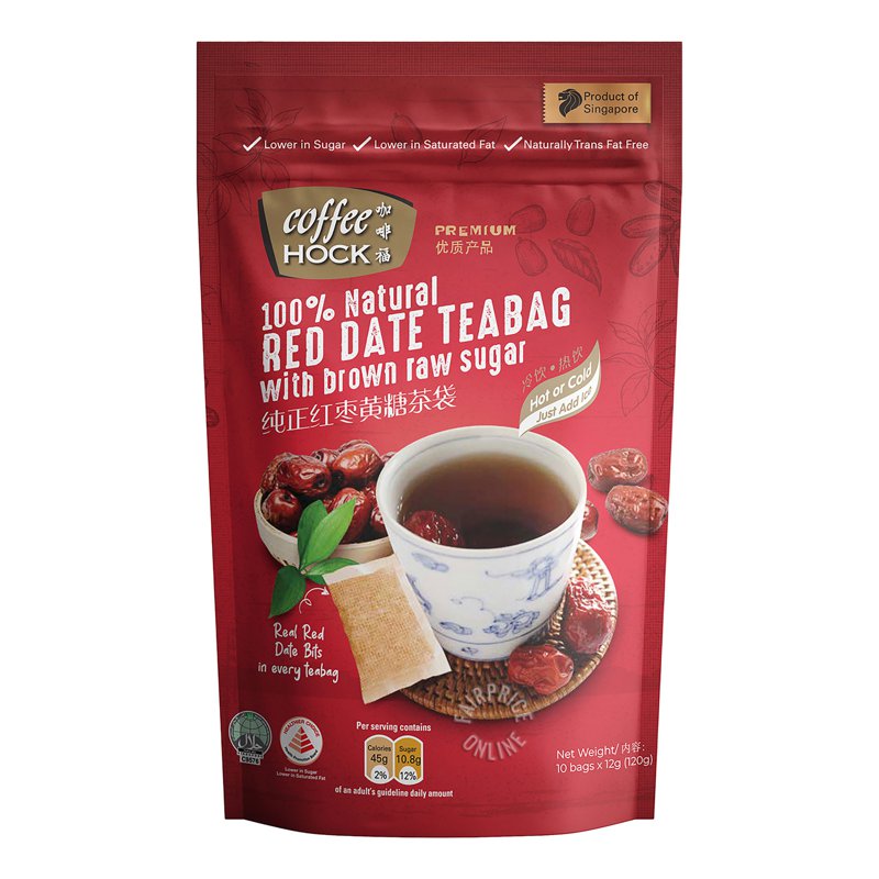 Coffee Hock 100% Natural Red Date Teabag 10 per pack